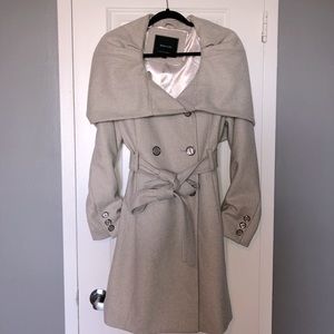 OATMEAL PEA COAT FROM RW&CO
